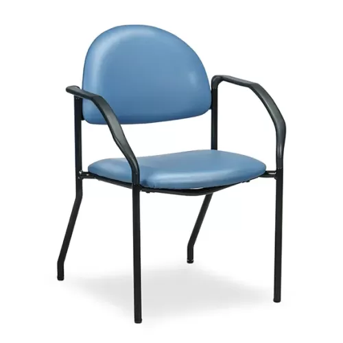 Clinton F-Series Black Frame Chair with Arms (C-50F)