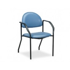 Clinton C-50F F-Series Black Frame Chair with Arms