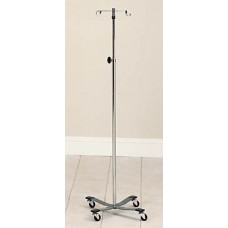 Clinton Heavy Base IV Pole with 2 Hooks