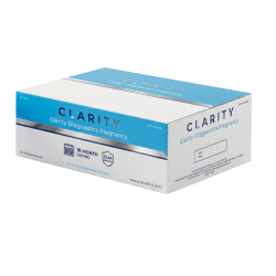 Clarity DTG-PLUS25 hCG Urine Pregnancy Test Cassettes, 25 Tests, CLIA Waived