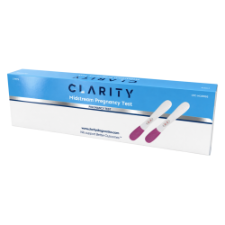 Clarity OTC-HCGMID2 hCG Midstream Pregnancy Test, Box of 2 Tests