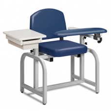 Clinton 66020 Lab X Blood Draw Chair with Flip Arm and Drawer