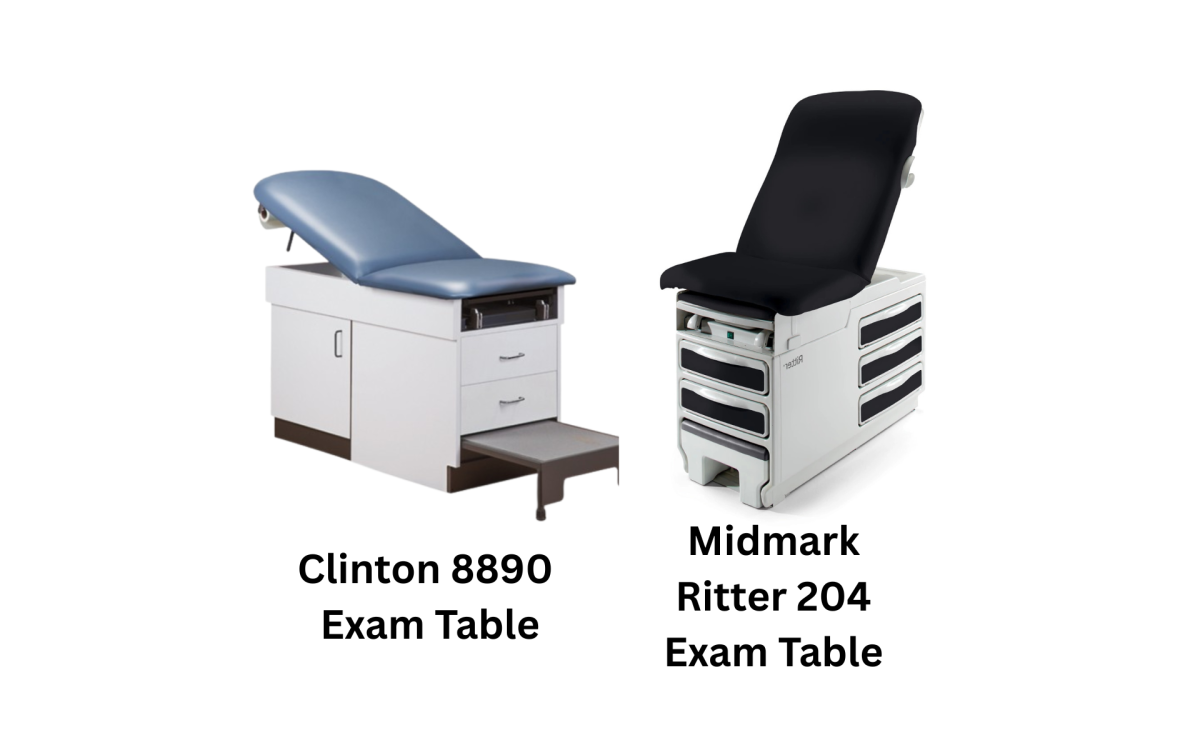 Midmark 204 vs Clinton 8890 | Best Exam Table Comparison for Medical Practices