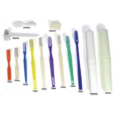 Donovan Toothbrush 52 Tuft 2-Color Nylon Bristles Gray Handle Angled Bx-144