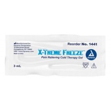 Dynarex X-Treme Freeze Pain Relieving Cold Therapy Gel, 3ml Packet, Ca200