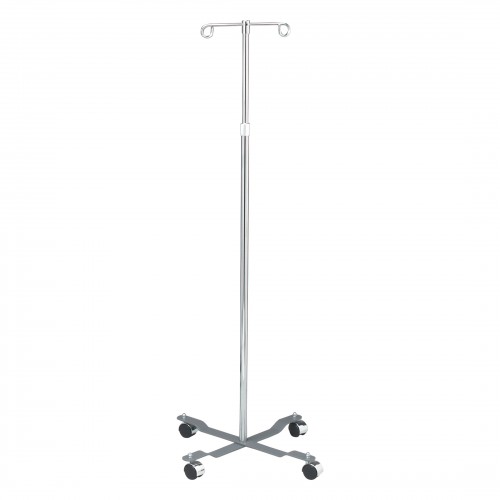 Dukal 4353 Polished Chrome Plated Steel IV Stand