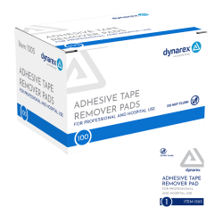 Dynarex 1505 Adhesive Tape Remover Pads – 100 per Box