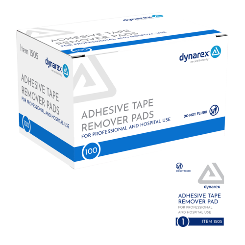 Dynarex 1505 Adhesive Tape Remover Pads – 100 per Box