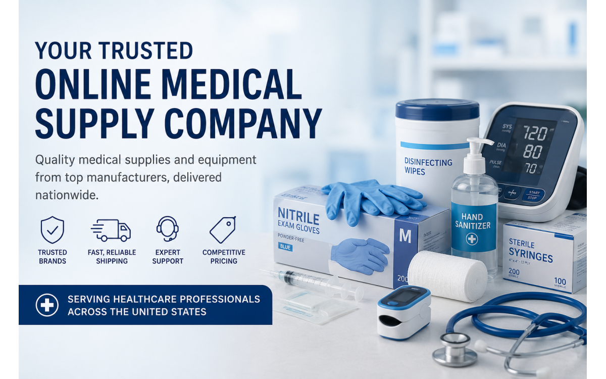 Online Medical Supply Company for Healthcare Professionals Nationwide