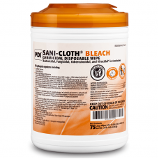 PDI P54072 Sani-Cloth Bleach Germicidal Wipes Tub75
