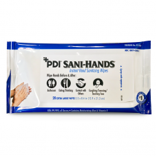 PDI P71520 Sani-Hands Instant Hand Sanitizing Wipes Soft Pack 20