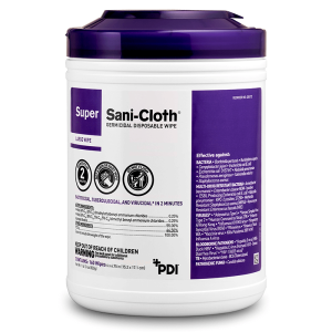PDI Super Sani-Cloth Germicidal Surface Wipe Purple Top, Tub (Q55172) PDI Super Sani-Cloth Germicidal Surface Wipe Purple Top, Tub (Q55172)