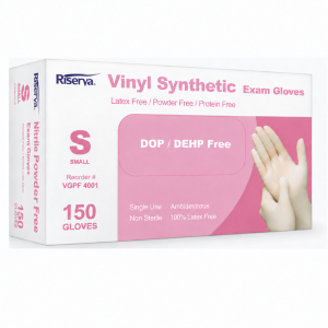 Riserva VGPF Clear Vinyl Exam Gloves, Powder-Free, Bx/150 Riserva VGPF Clear Vinyl Exam Gloves, Powder-Free, Bx/150