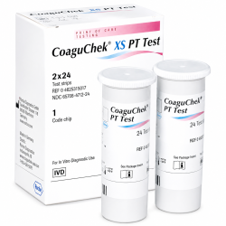 CoaguChek XS PT Test Strips | Roche 04625315160 | 48/Box (RX) CoaguChek XS PT Test Strips | Roche 04625315160 | 48/Box (RX)