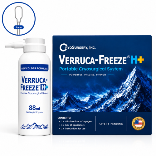 Verruca Freeze H Plus | Single Kit Round Buds | VFHP1R | Cryosurgery Inc *R* Verruca Freeze H Plus | Single Kit Round Buds | VFHP1R | Cryosurgery Inc *R*