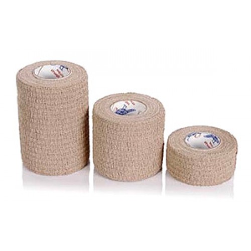 Avcor e-ban Cohesive Bandages Non-Sterile Tan 3in Ca72