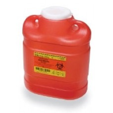 BD Red Sharps Collector 6.9 Quart- Ca12