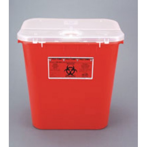 Bemis Sharps Container 8 Gallon Red Each