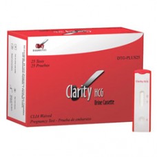 Clarity hCG Urine Cassette Pregnancy Test Kit - Bx25