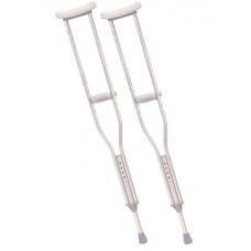 Drive Youth Walking Crutches with Underarm Pad and Handgrip