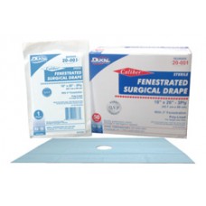 Dukal Sterile Fenestrated Drape Sheets - 18'' x 26''- Bx50