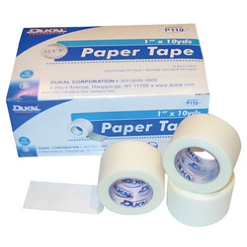 Dukal Paper Surgical Tape 1in x 10yd - Bx12