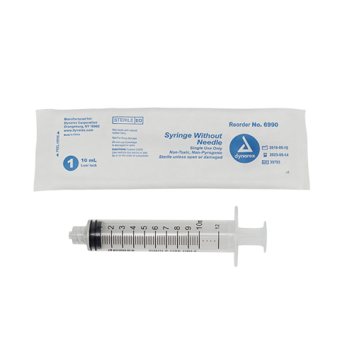 Dynarex 10CC Luer Lock Syringe *R* (6990)