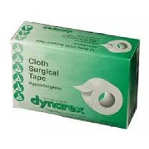 Dynarex Cloth Surgical Tape 2in x 10yd, Box of 6