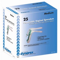 Dynarex Disposable Graves Vaginal Specula with Light Source Option Medium Bx25