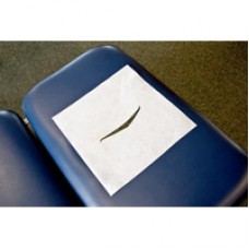 Graham Headrest Pre-cut Sheets Crepe White 18 x 24 Ca1000