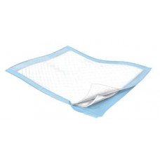 Kendall DURASORB 23'' x 36'' Fluff Lt. Blue Backsheet Underpad Ca150