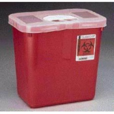 Kendall Shaprs Container With Rotor Lid 2gal Ea