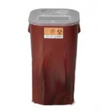 Medical Action Red 16 Gallon Stackable Sharps Container- Ca6