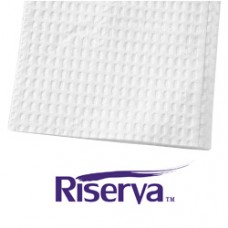 Riserva Polybacked Towels - 13in x 18in - 2ply - White - Ca500