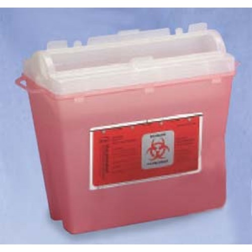 Bemis Sharps Container 5 Quart Red Each
