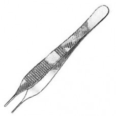 SMS 79475 Adson Dressing Forceps Serrated Tips 4.75in