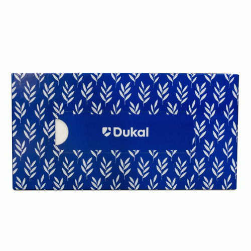 Dukal Facial Tissues 8"x 8.3" 2Ply, Box of 90