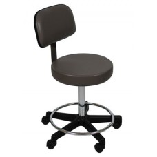 UMF Comfort Stool with Foot Ring Backrest and Threaded Raise